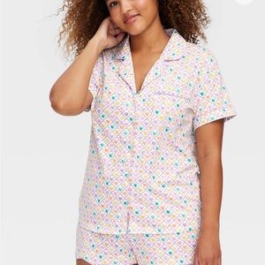 Roller Rabbit Women’s Geo Heart Pajamas 2X